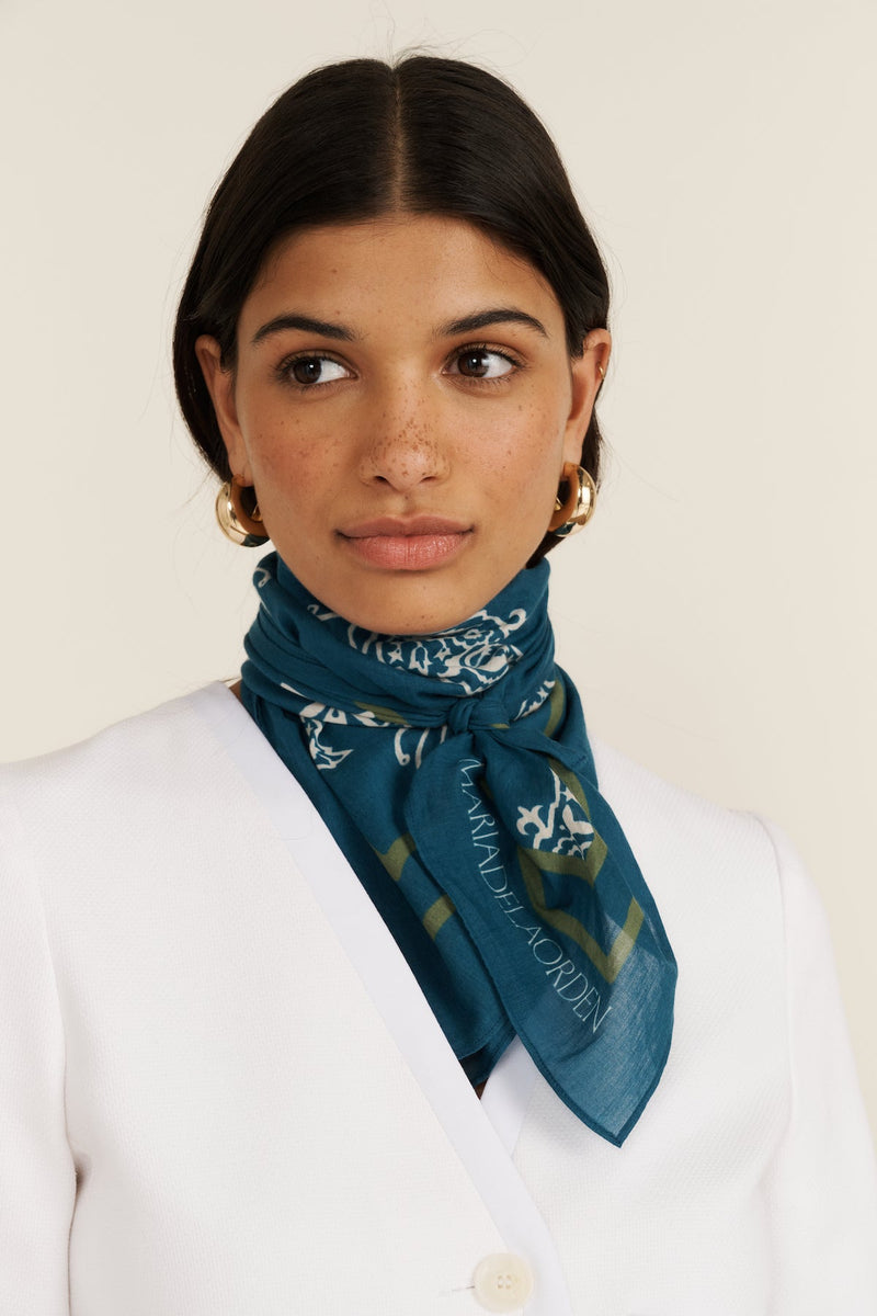 Maria de la Orden | April Large Scarf Golden Cypress