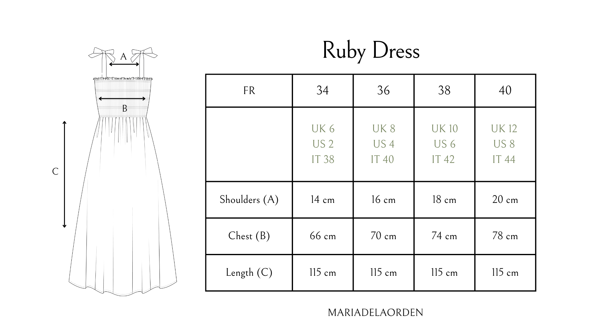 Maria de la Orden | Ruby Dress Blue Stripes Maria de la Orden | Ruby Dress Blue Stripes