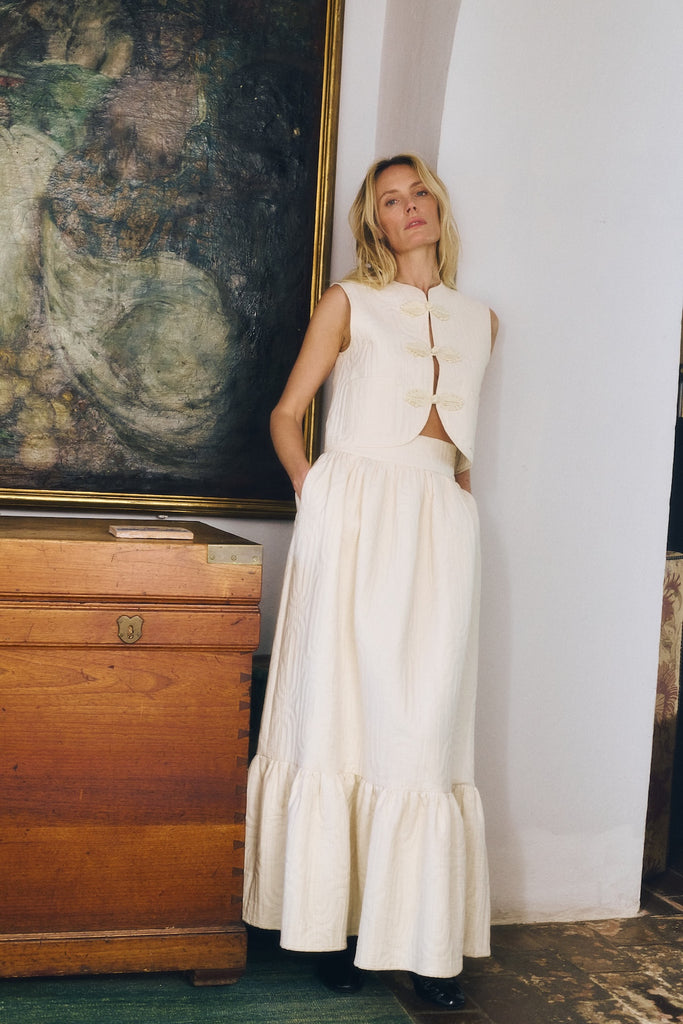 Maria de la Orden | Meryl Dress Beige