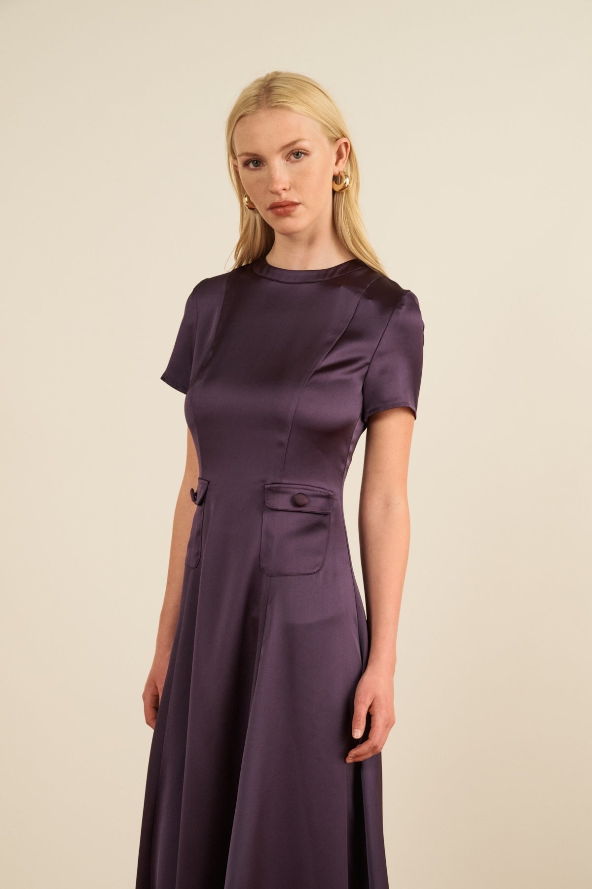 maxi sweater dress Womens Chunky Ribbed Tie Waist Midi Sweater Dress Sand main image 0