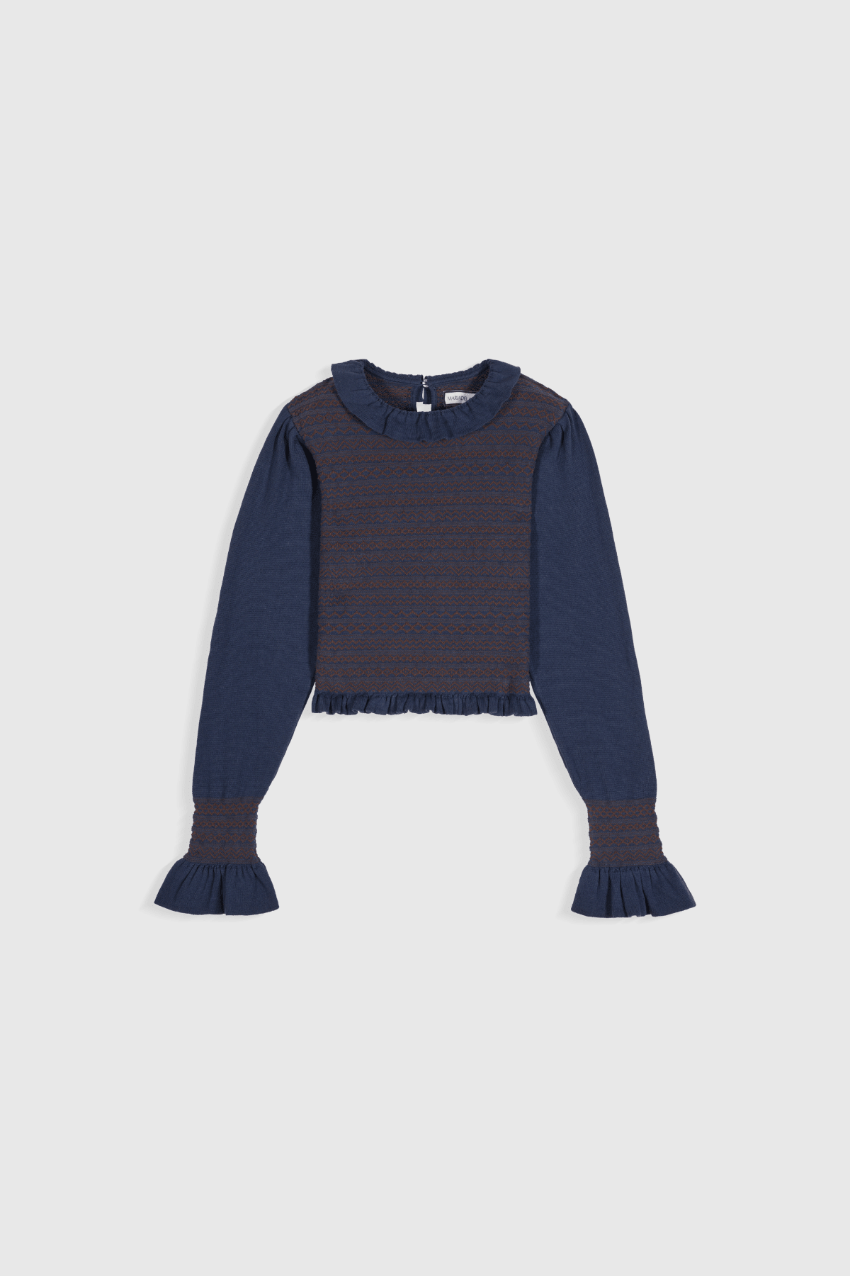 Maria de la Orden | Aleria Knit Top Navy