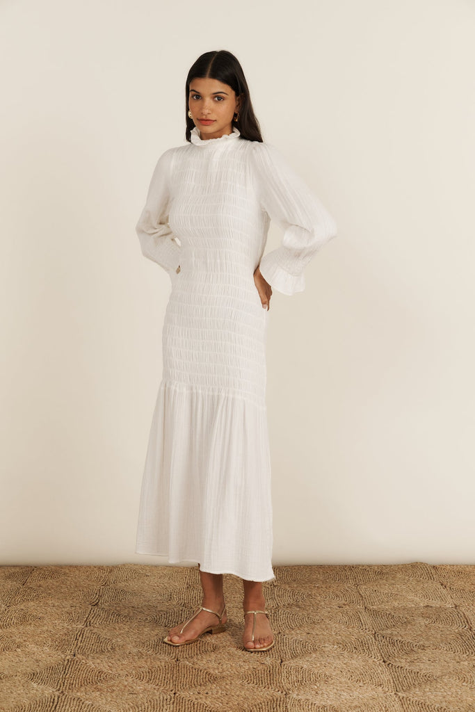 Aleria Long Dress - Maria de la Orden