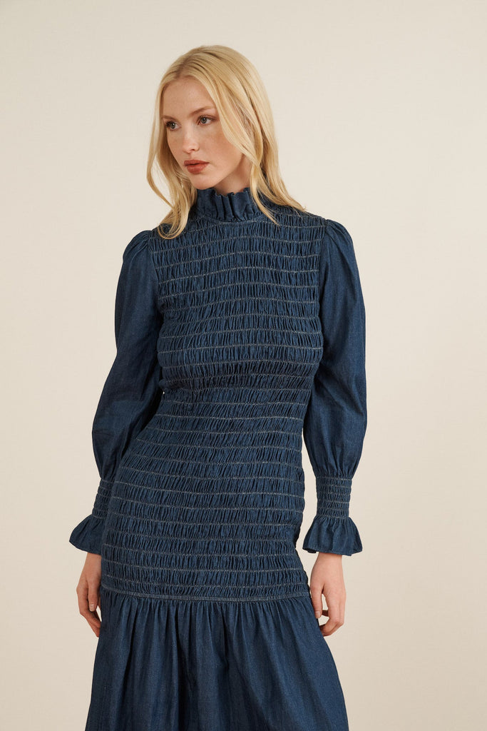 Aleria Long Dress - Maria de la Orden