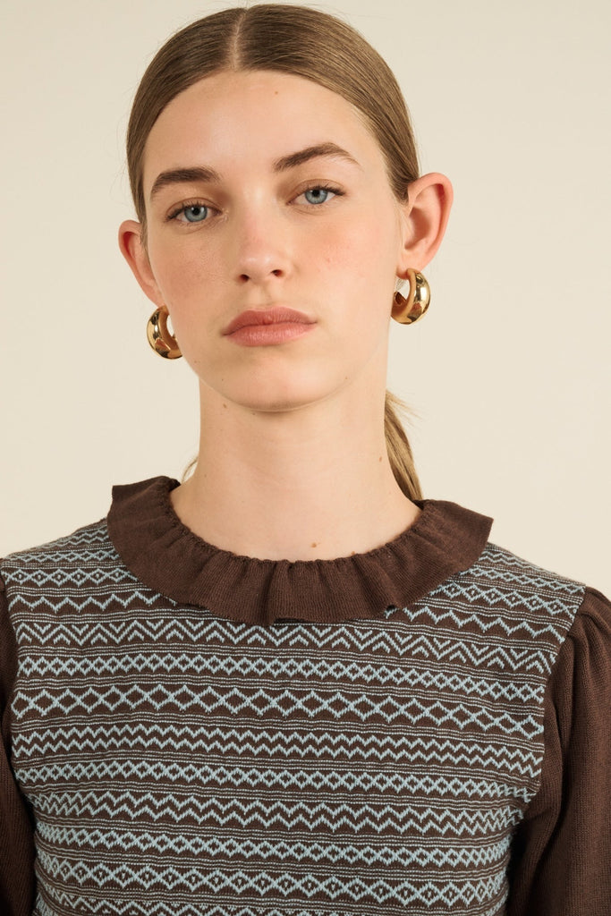 Aleria Long Knit Dress - Maria de la Orden