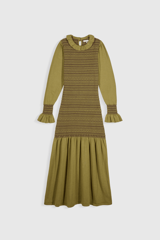 Aleria Long Knit Dress - Maria de la Orden