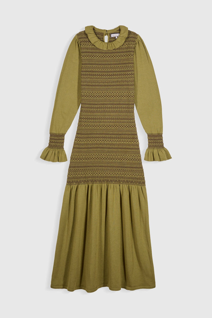 Aleria Long Knit Dress - Maria de la Orden