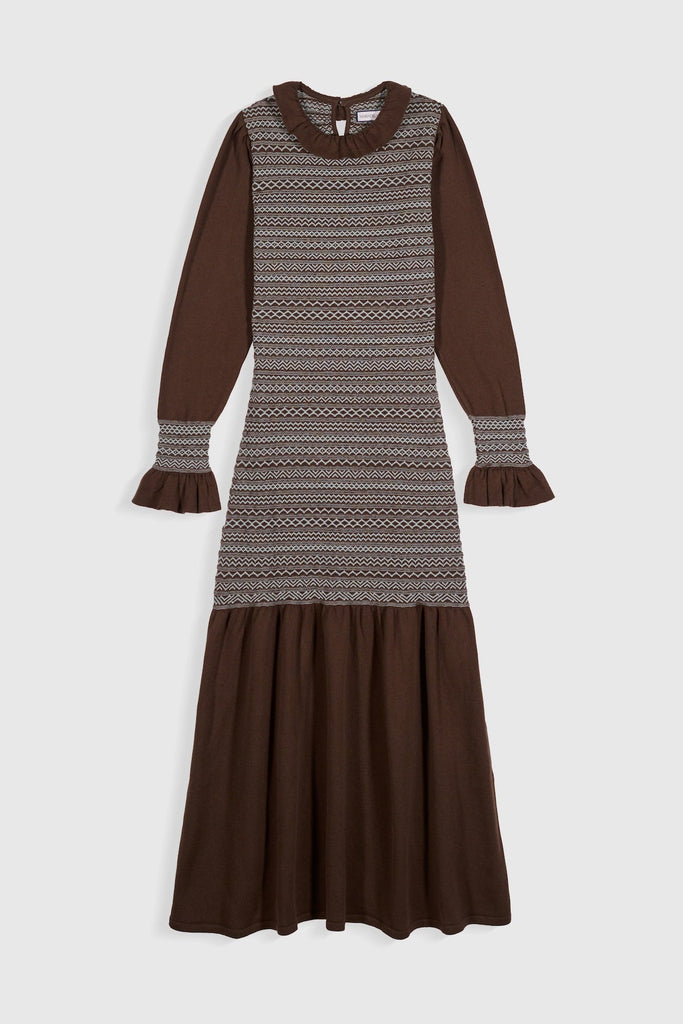 Aleria Long Knit Dress - Maria de la Orden
