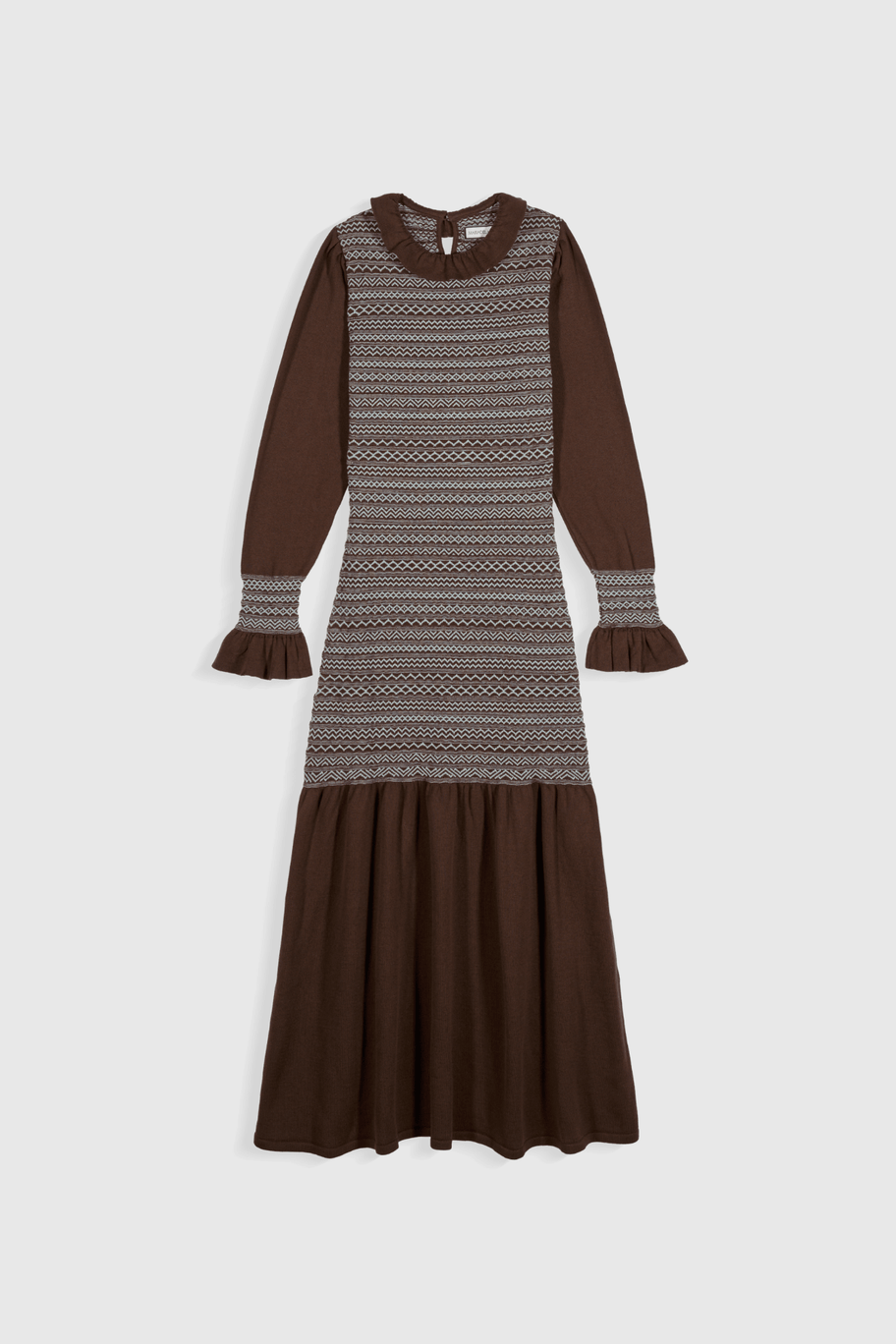 Aleria Long Knit Dress - Maria de la Orden