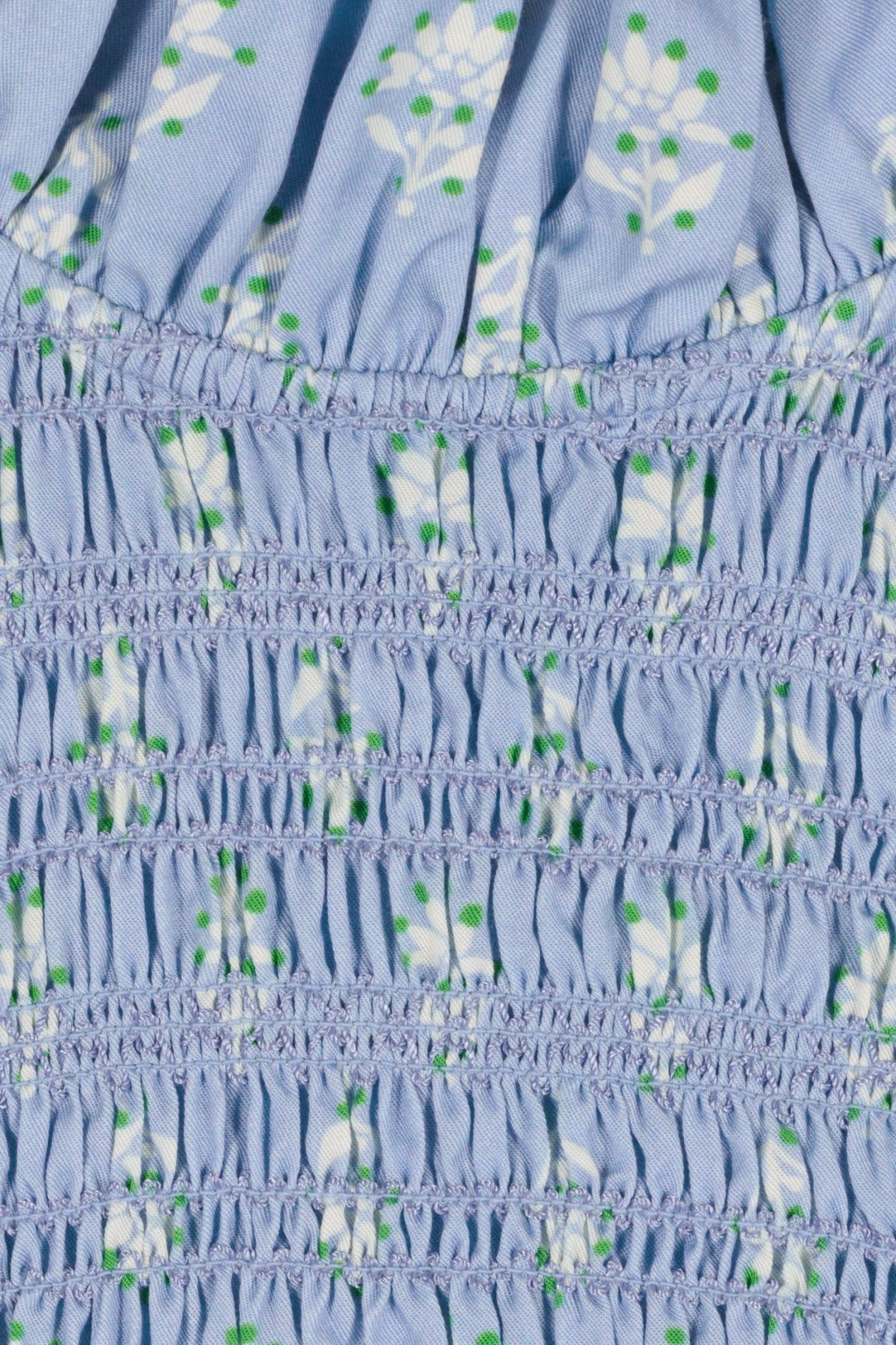 Maria de la Orden | Aleria Shirt SS Blue Flowers