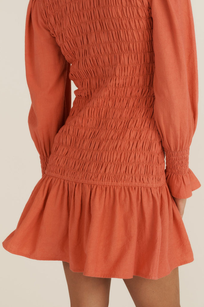 Aleria Short Dress - Maria de la Orden