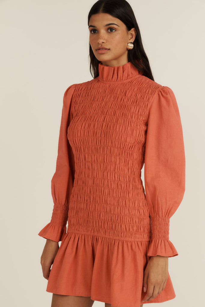 Aleria Short Dress - Maria de la Orden