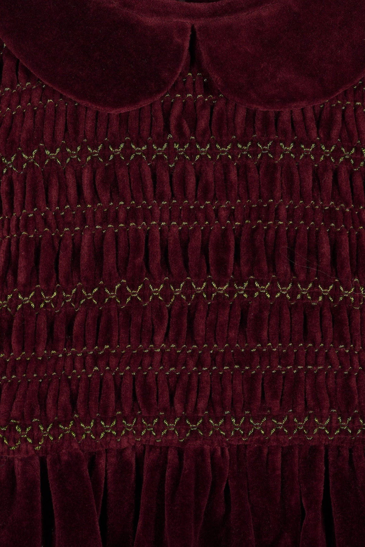 Maria de la Orden | Baby Aleria Dress Burgundy Maria de la Orden | Baby Aleria Dress Burgundy
