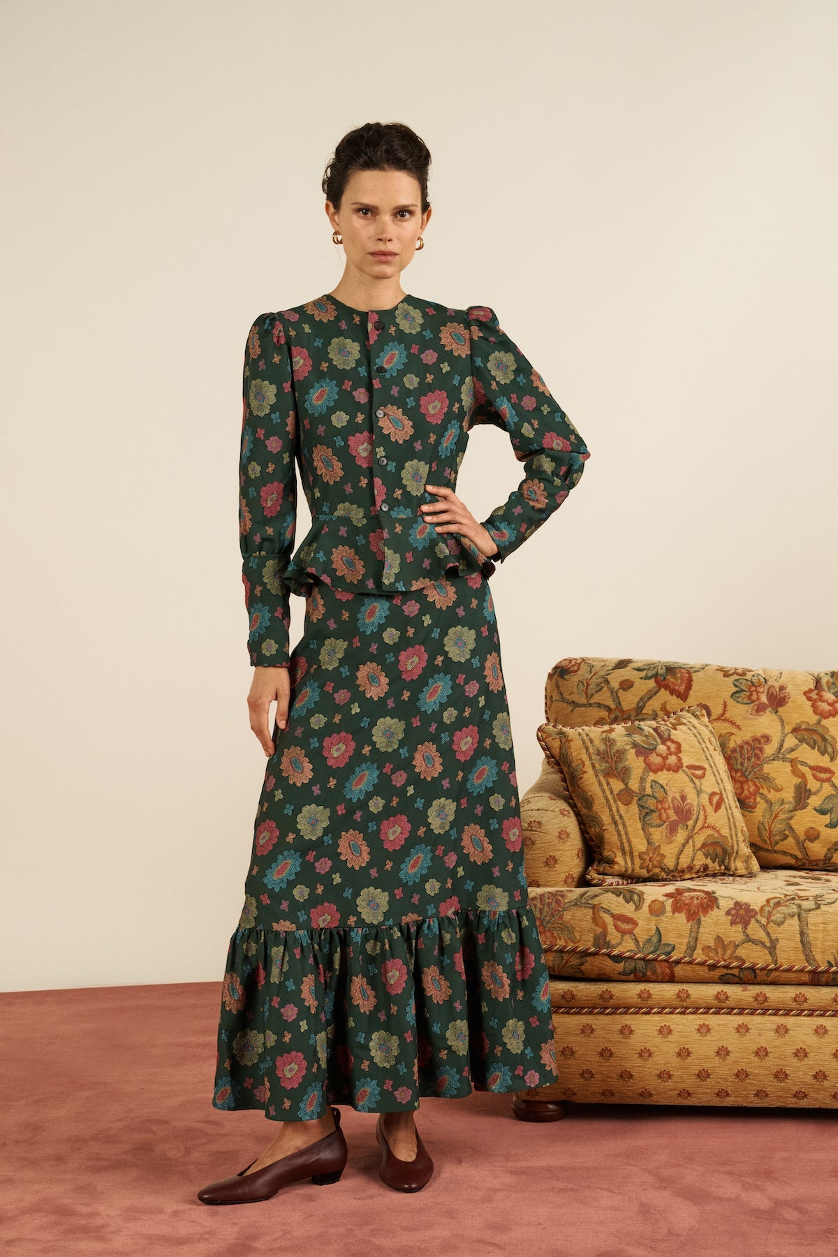 Maria de la Orden | Bertille Shirt Flowers