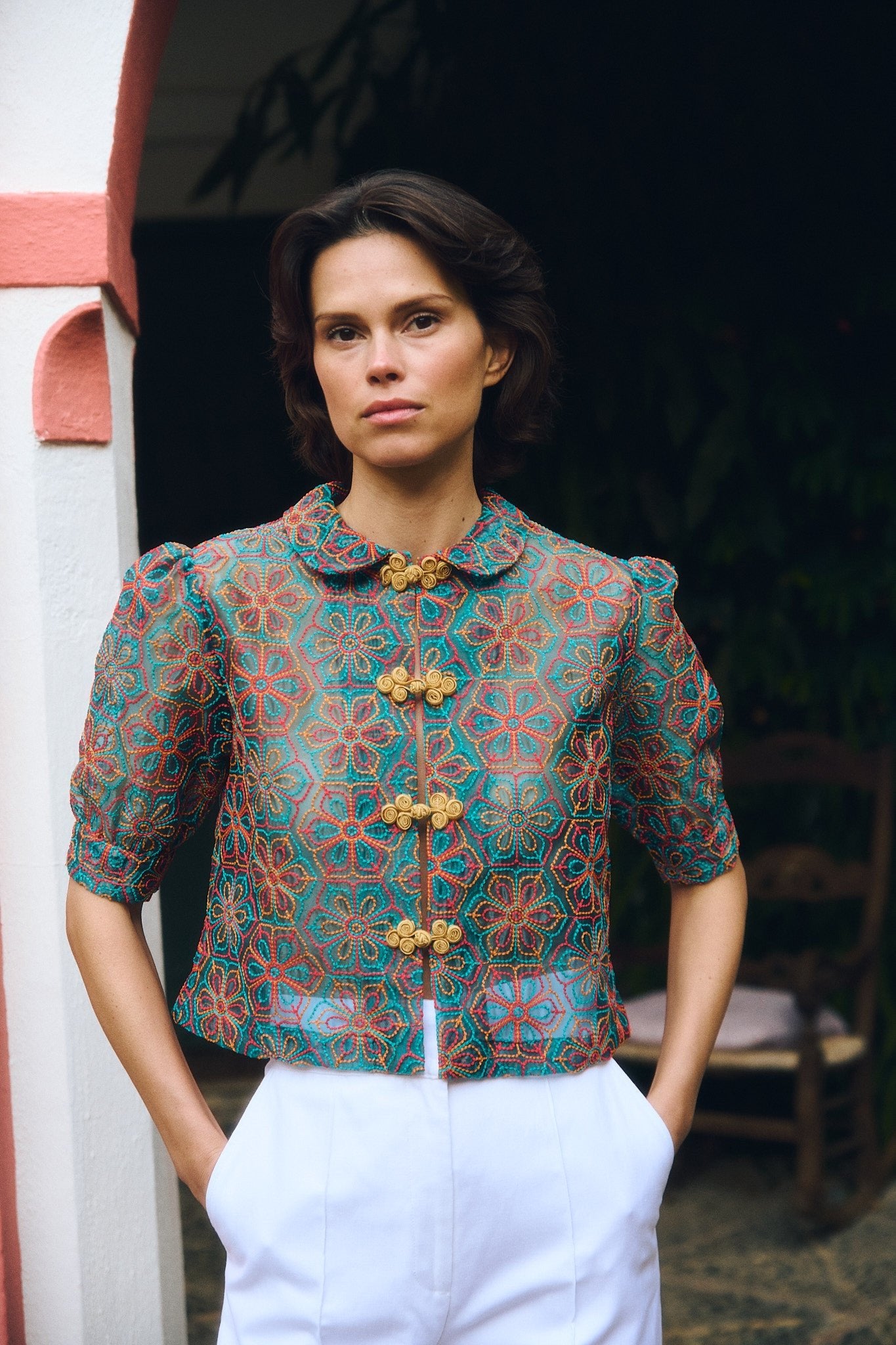 Maria de la Orden | Bibi Top Tulle Flowers
