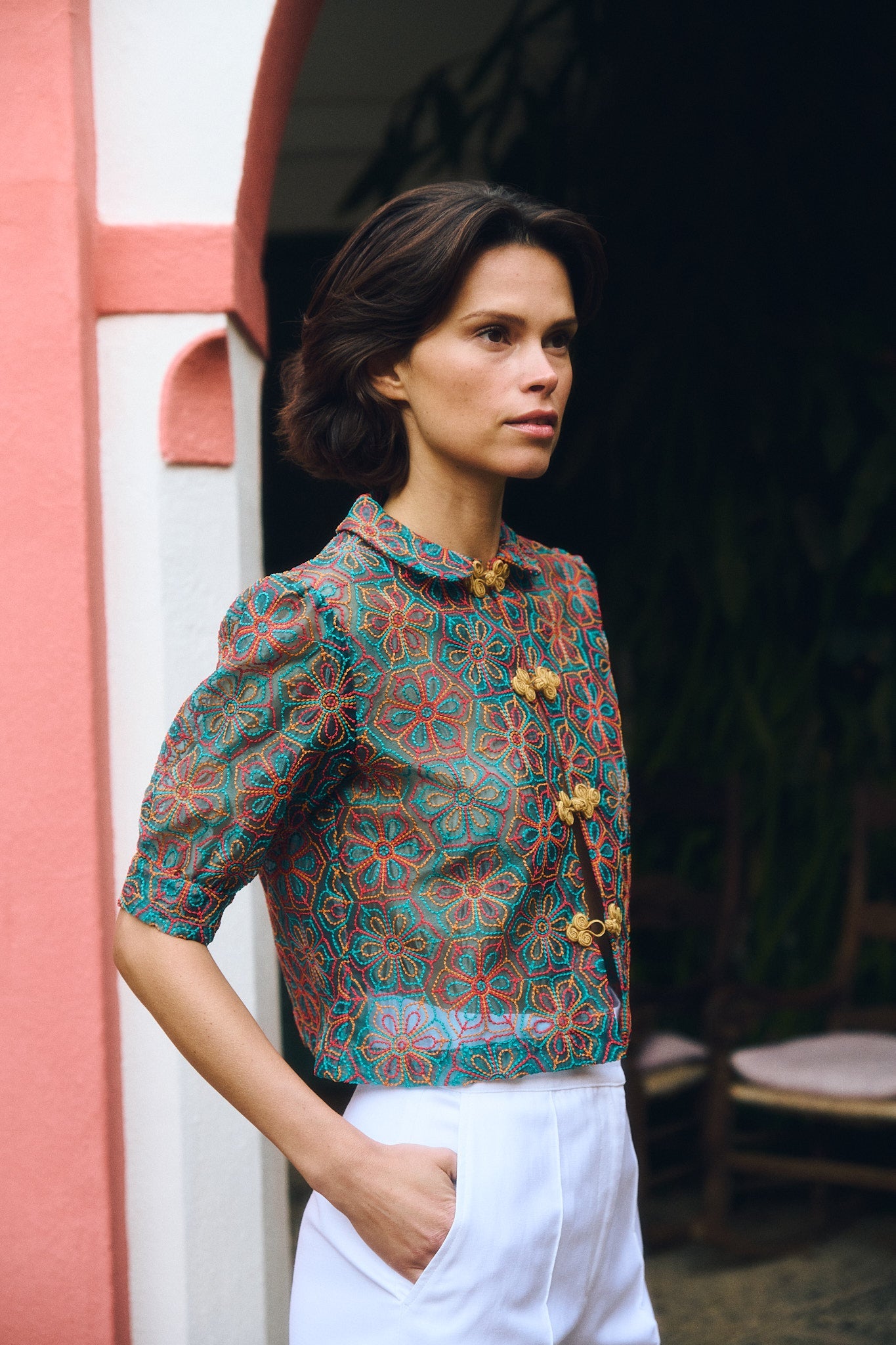 Maria de la Orden | Bibi Top Tulle Flowers