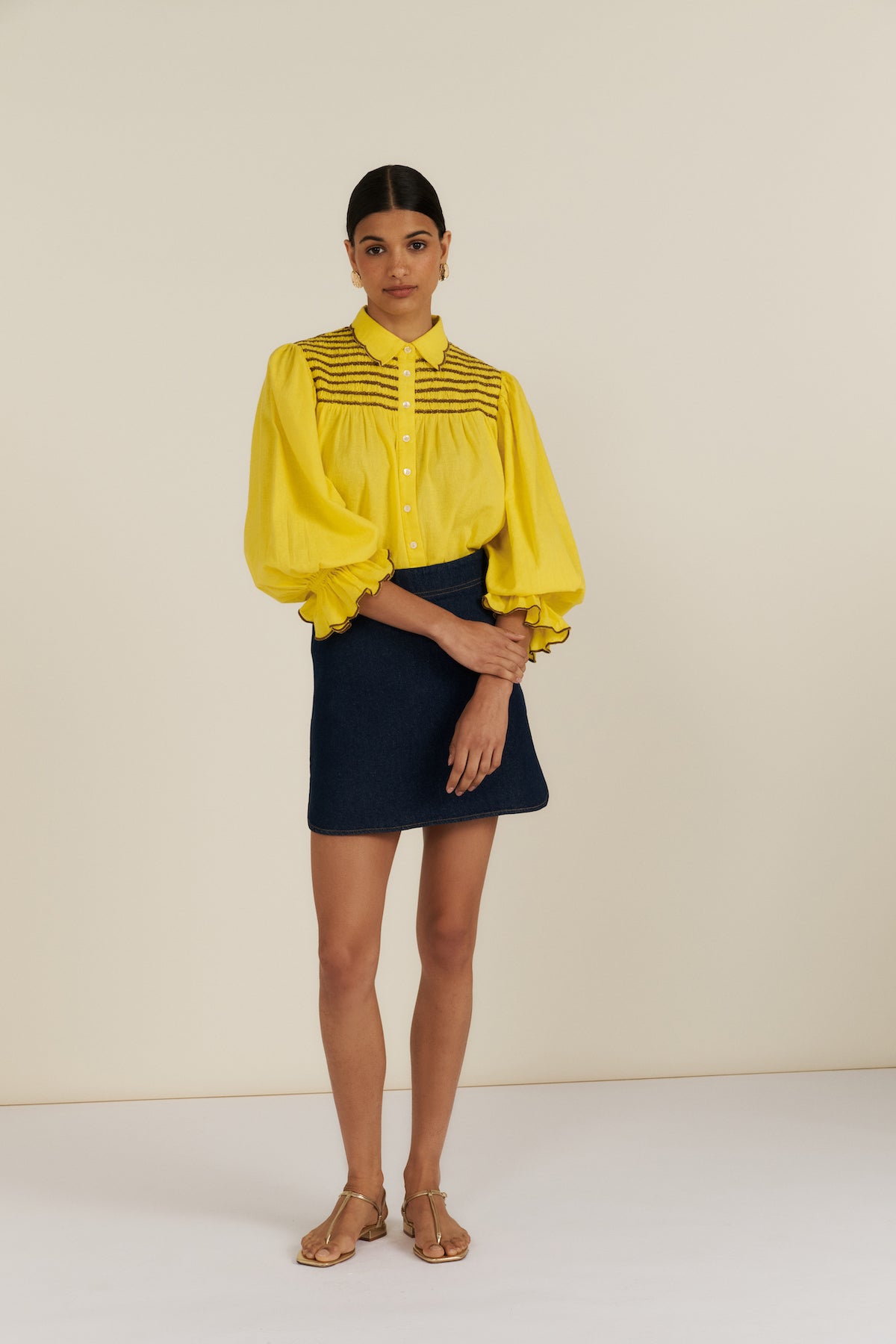 Maria de la Orden | Blossom Shirt Kiwi