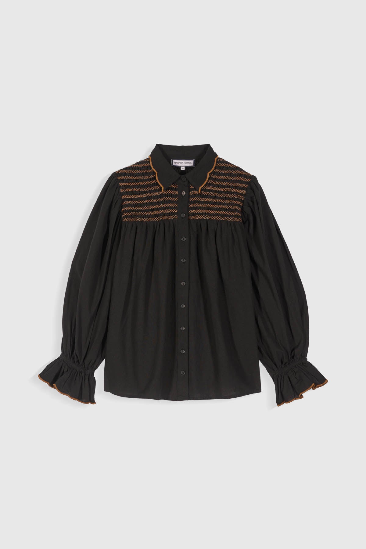 Maria de la Orden | Blossom Shirt Black
