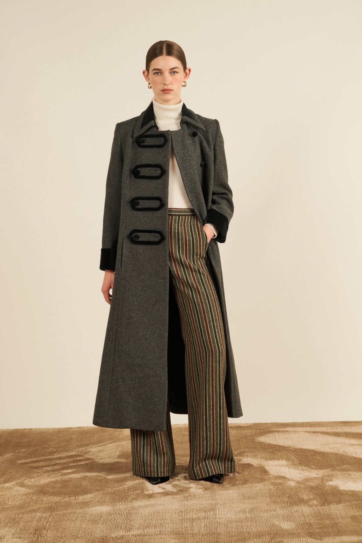 Maria de la Orden | Cameron Coat Grey Wool
