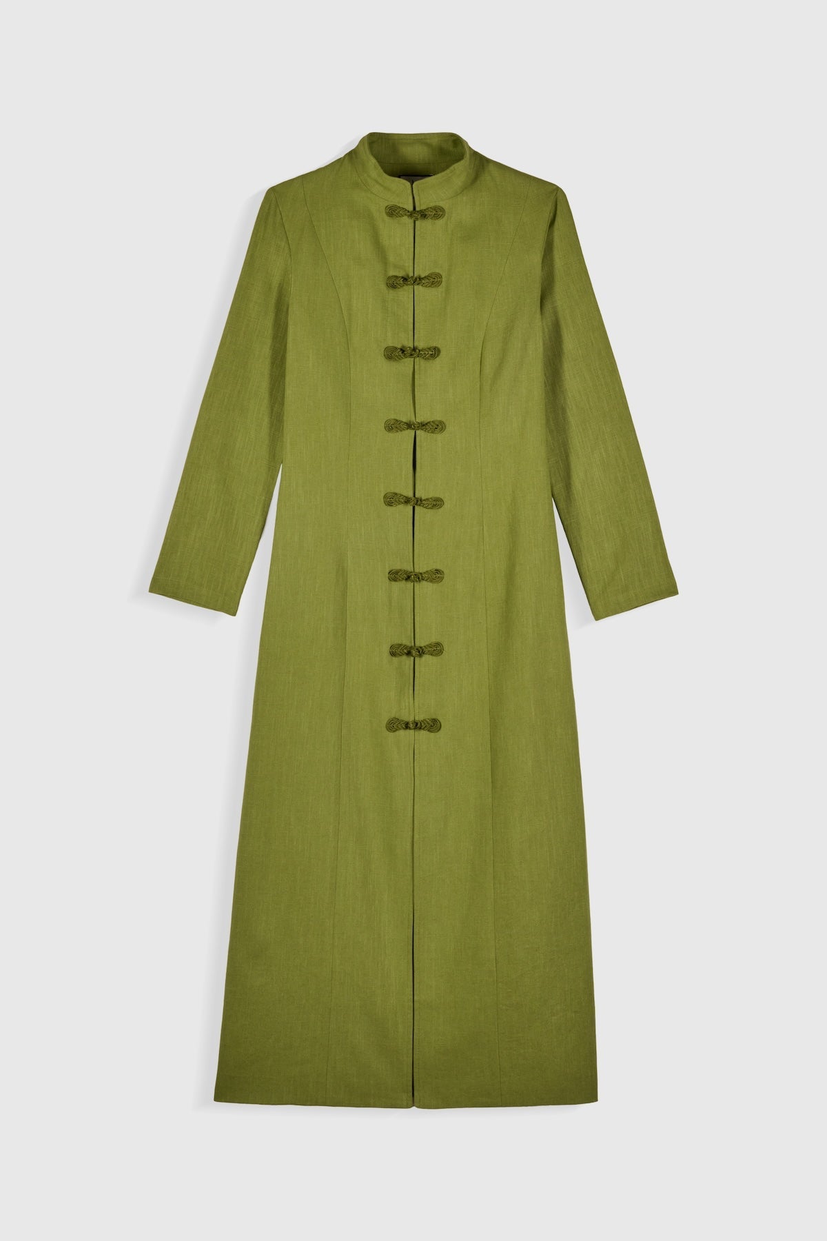 Carnot Dress - Pistachio Linen