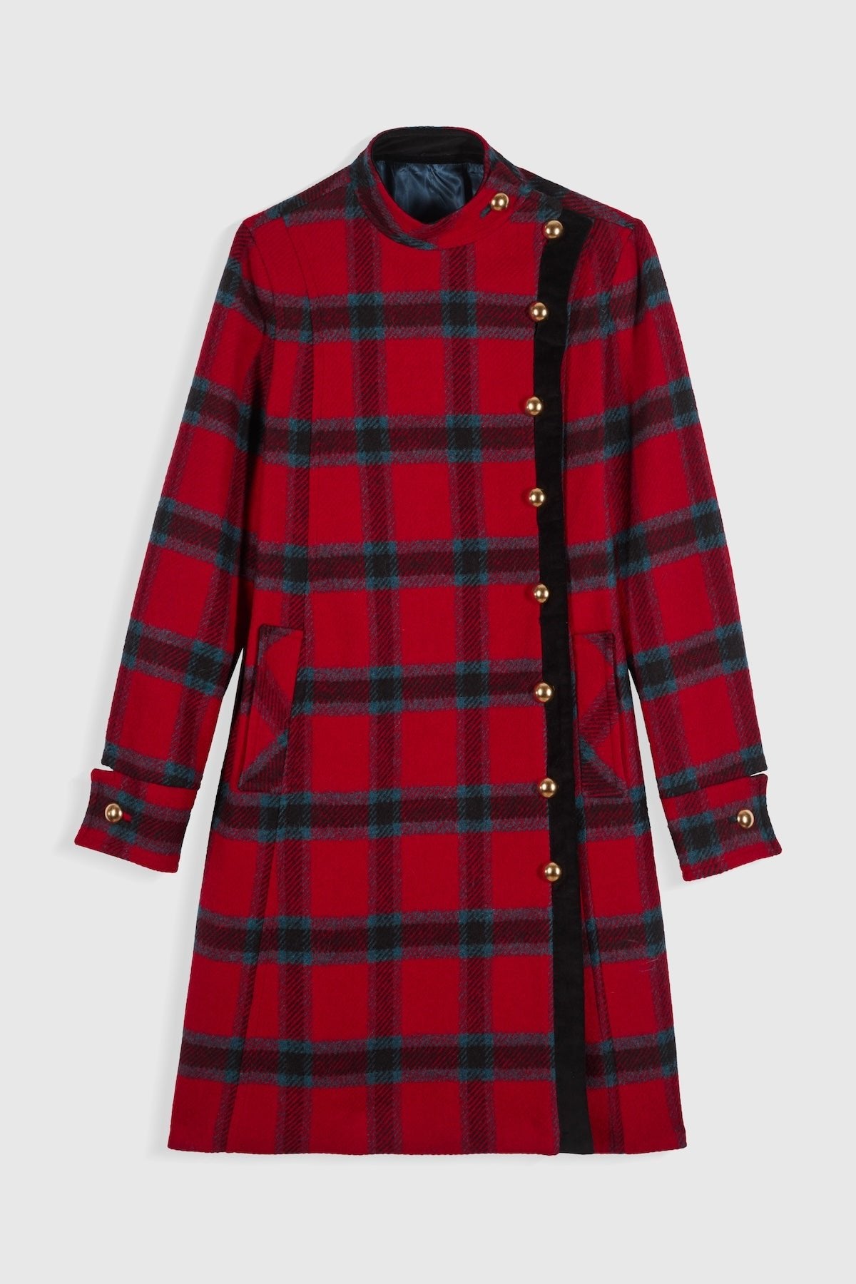 Maria de la Orden | Casimir Coat Red Checks