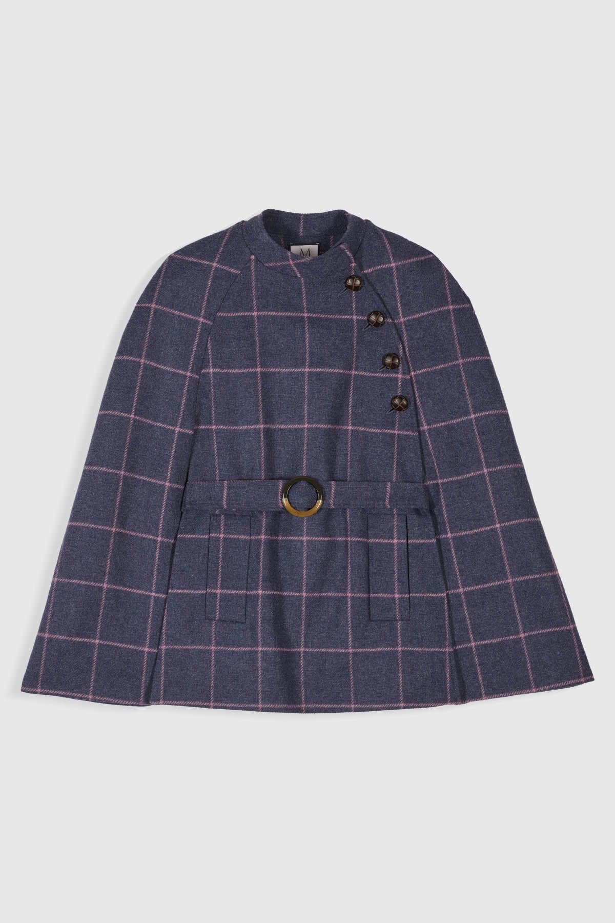 Maria de la Orden | Clery Cape Purple Checks