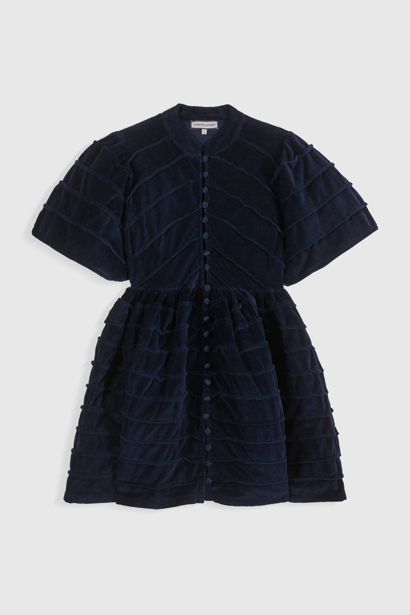 Maria de la Orden | Daisy Dress Velvet Navy