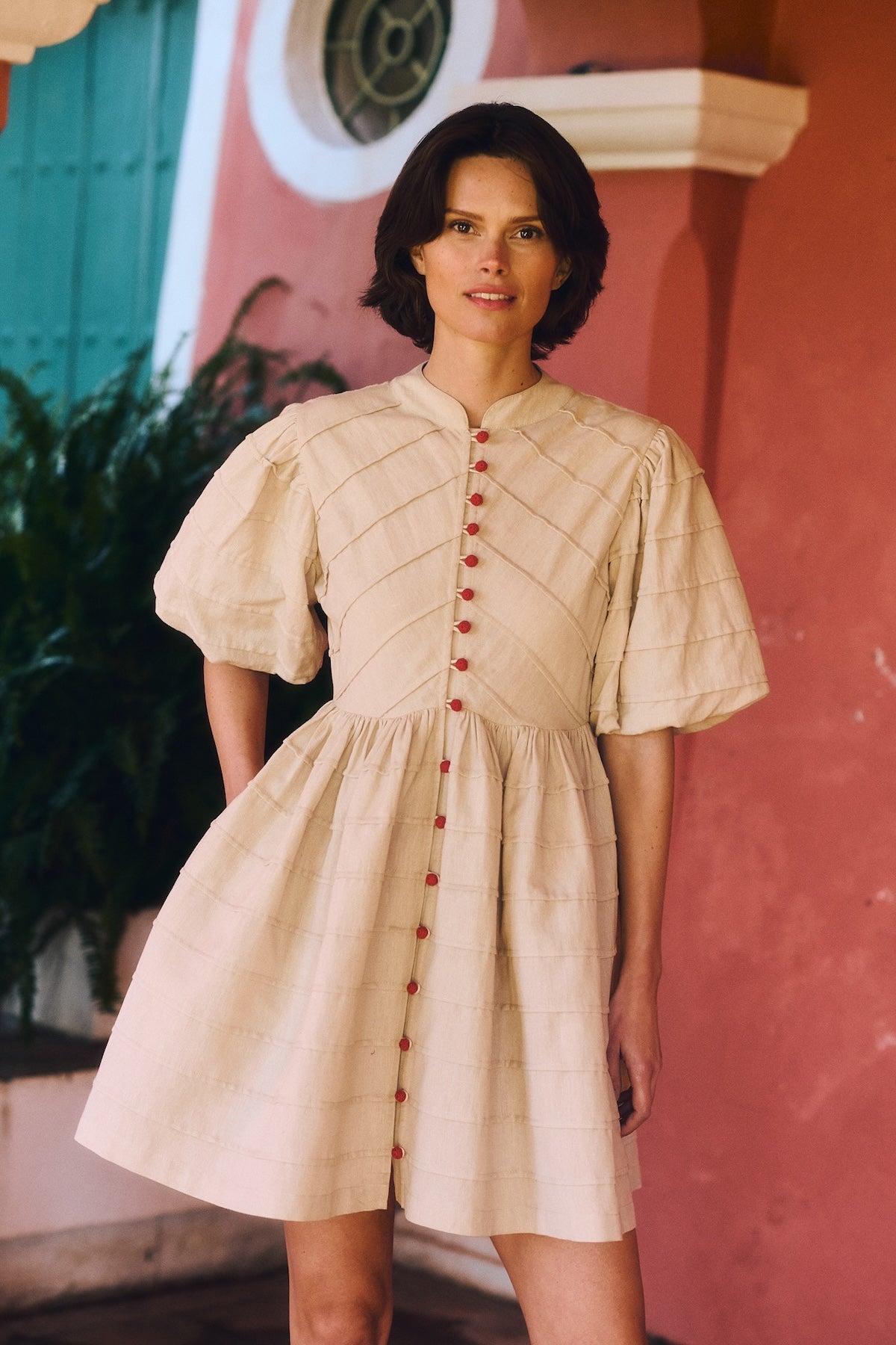 Daisy Dress - Natural Linen - Maria de la Orden Daisy Dress - Natural Linen - Maria de la Orden
