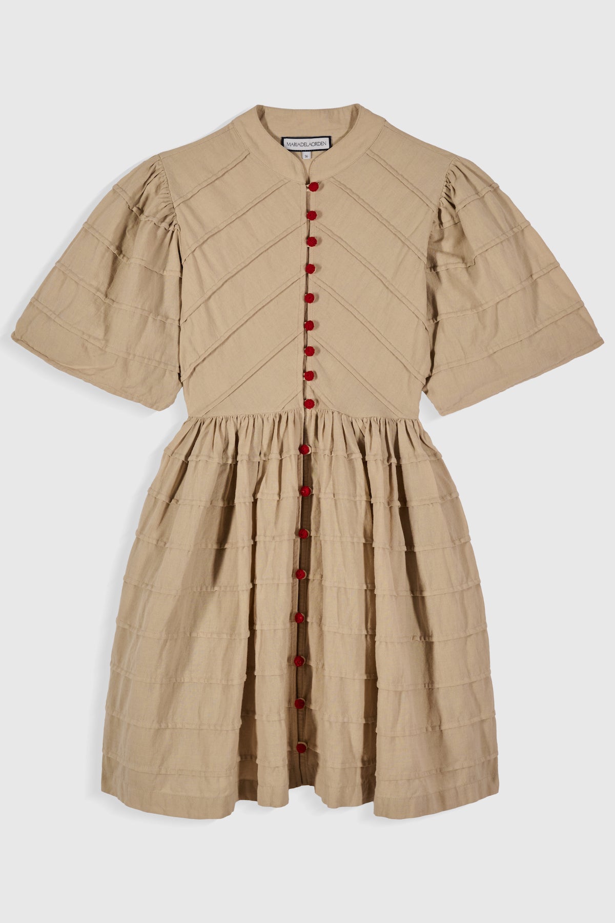 Maria de la Orden | Daisy Dress Natural Linen
