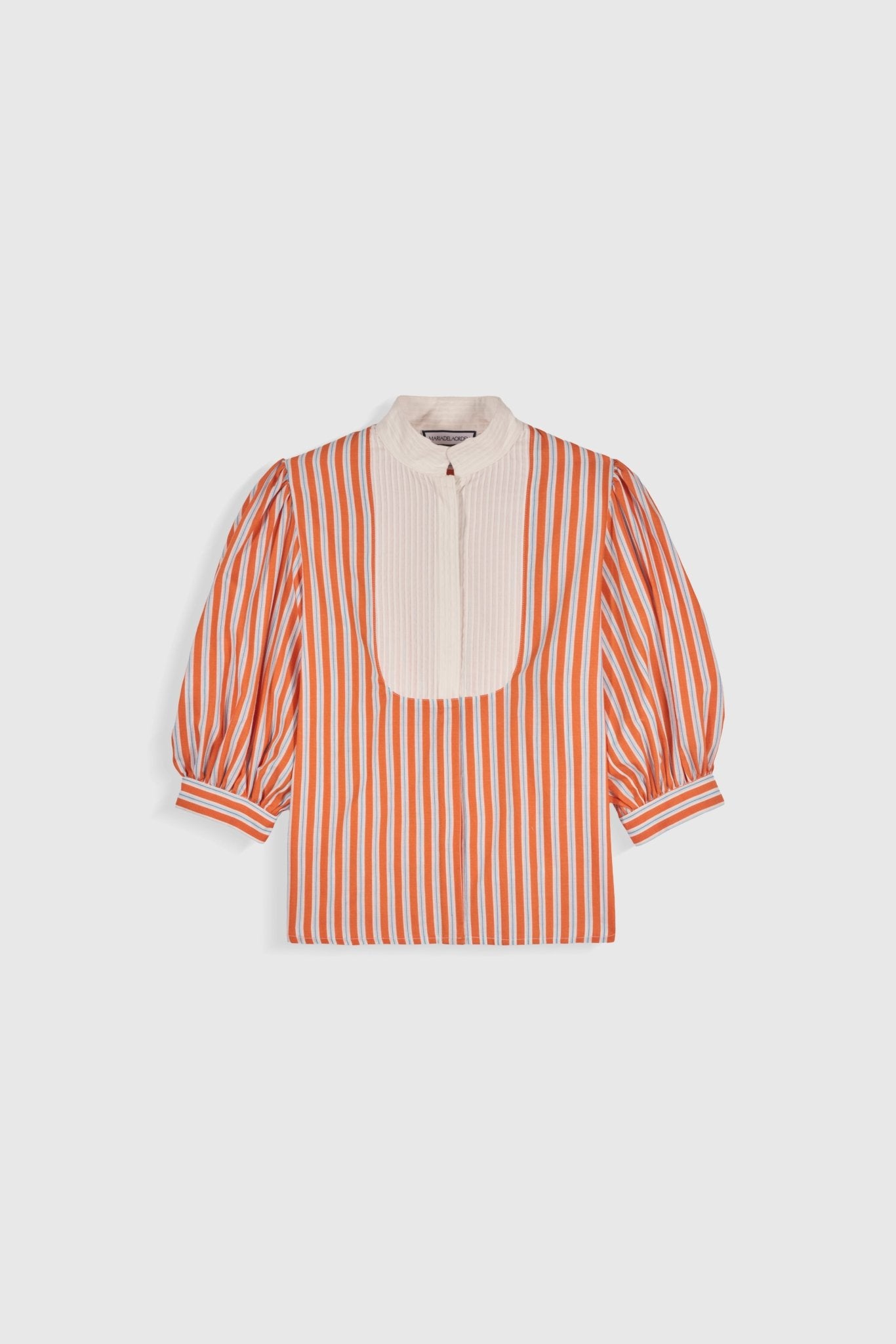 Maria de la Orden | Dimitra Shirt Orange Stripes