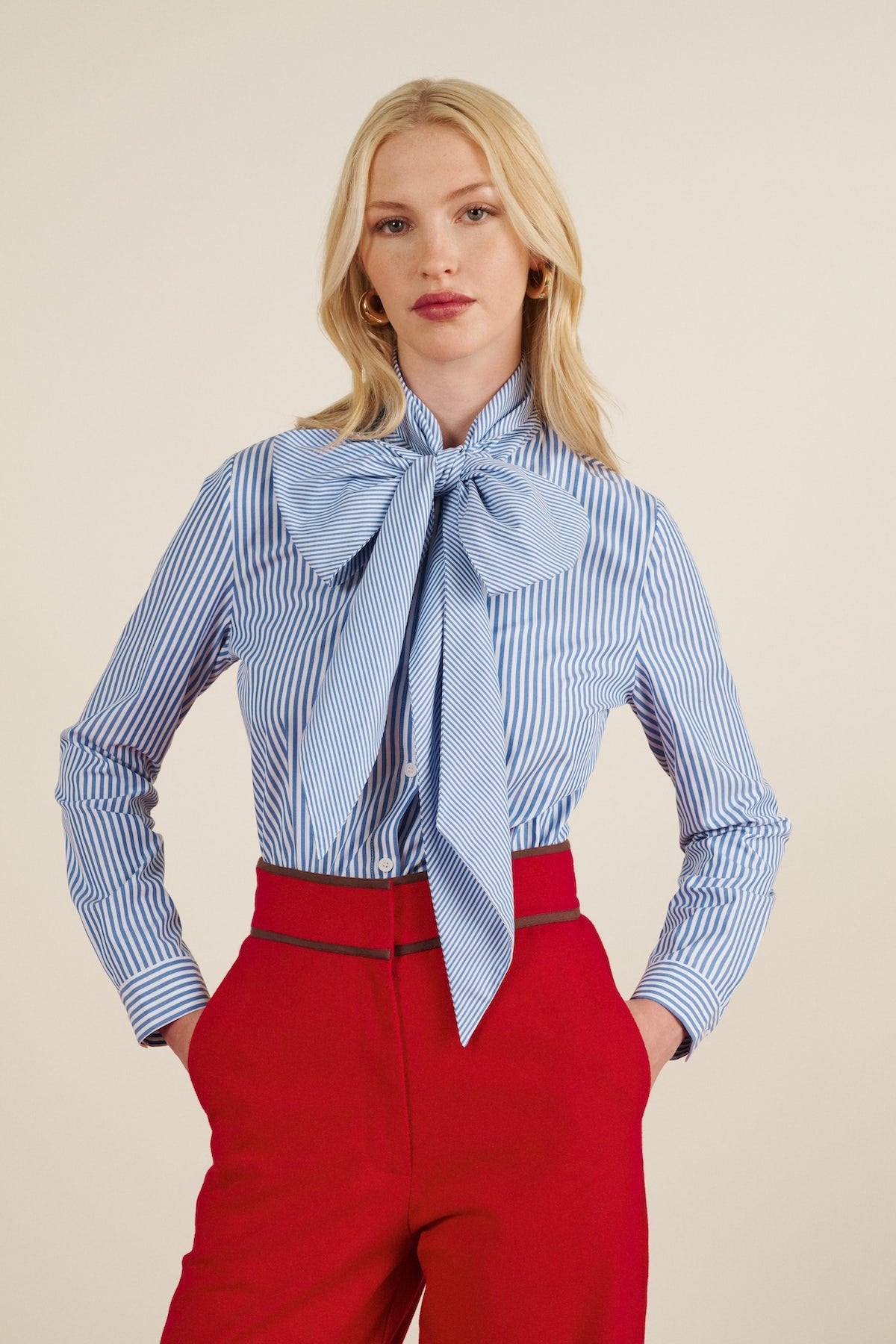 Maria De La Orden Sash Belt in Blue Iconic Pieces | Maria de la Orden Women main image 2