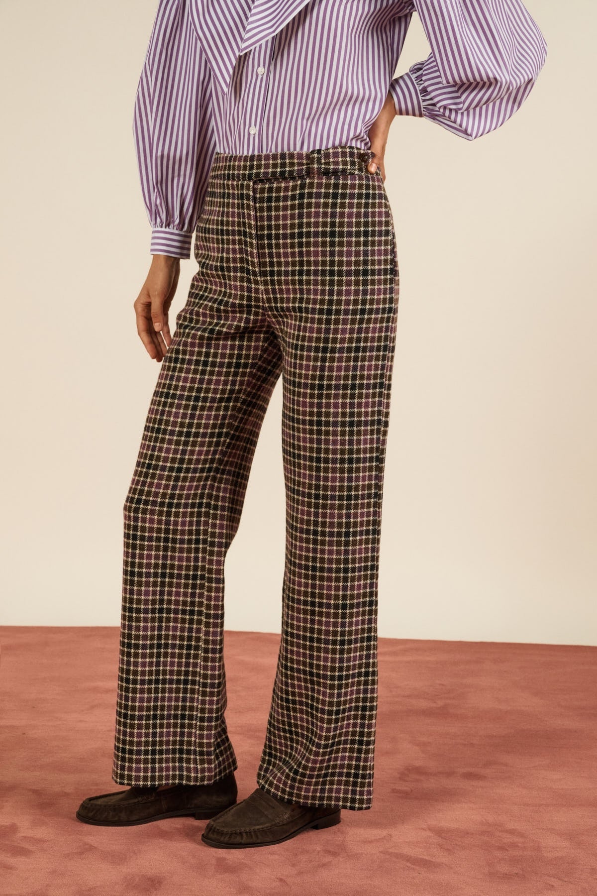 Maria de la Orden | Hay Pants Brown Checks