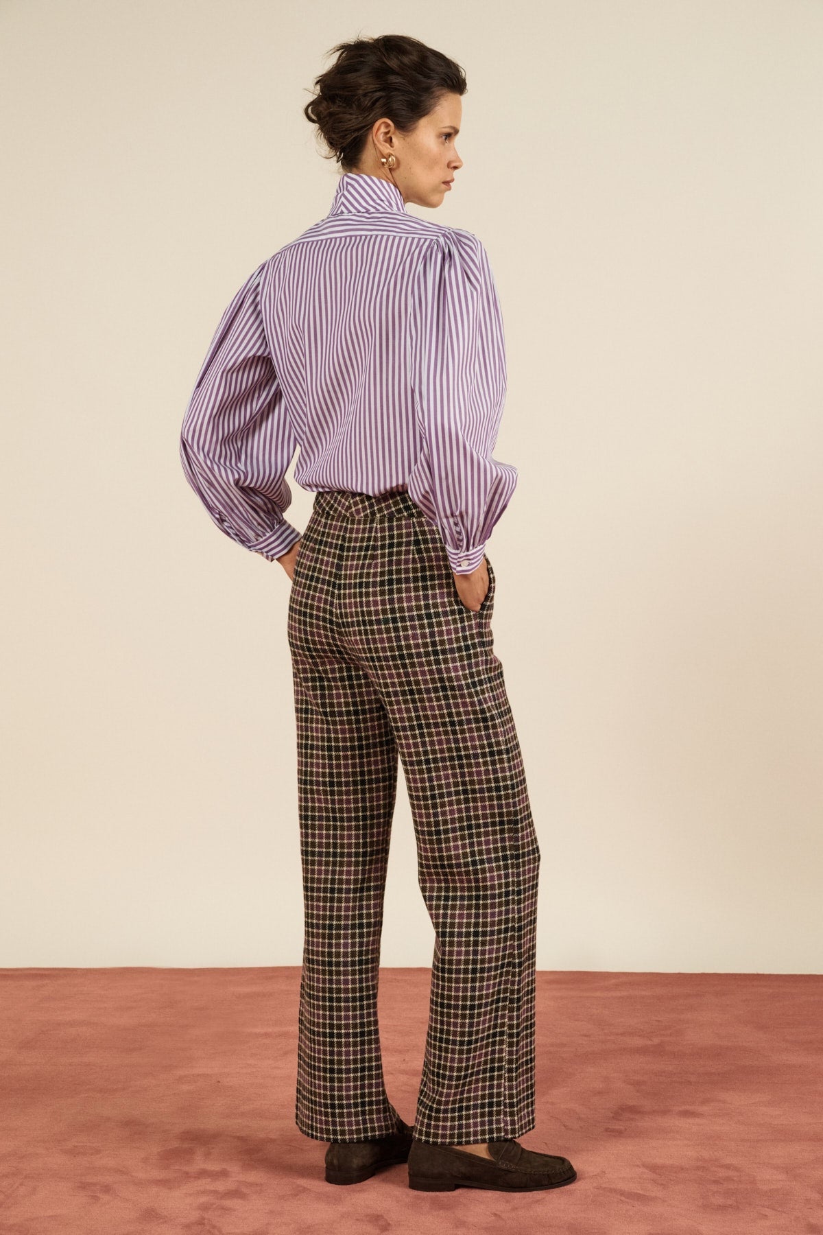 Maria de la Orden | Hay Pants Brown Checks