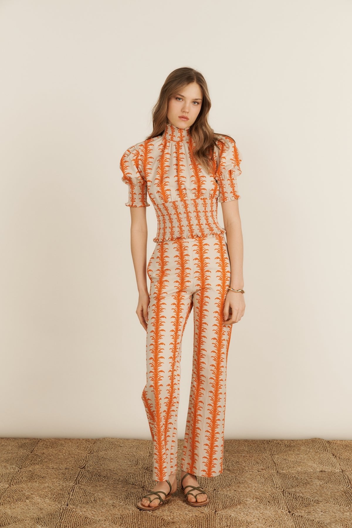Maria de la Orden | Hay Pants Orange Palm Trees display picture 1