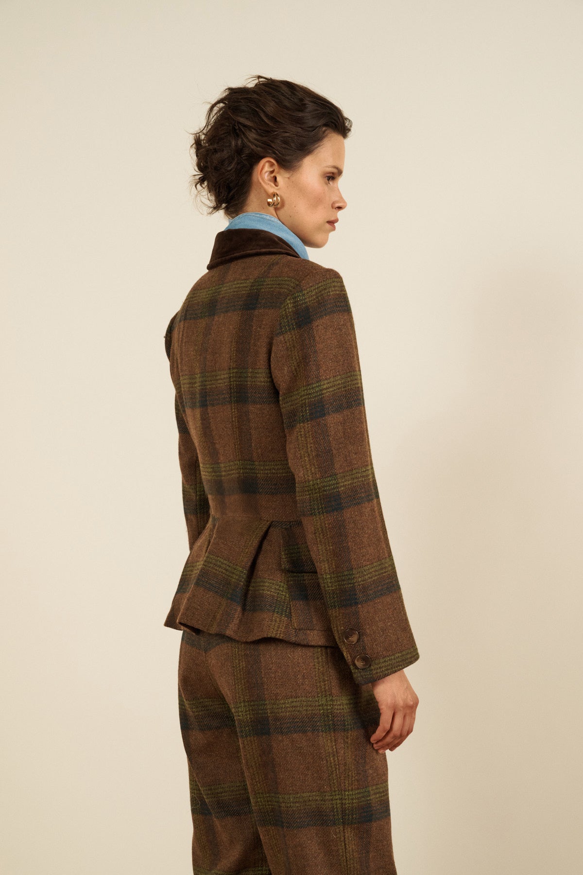 Maria de la Orden | Jake Jacket Brown Checks