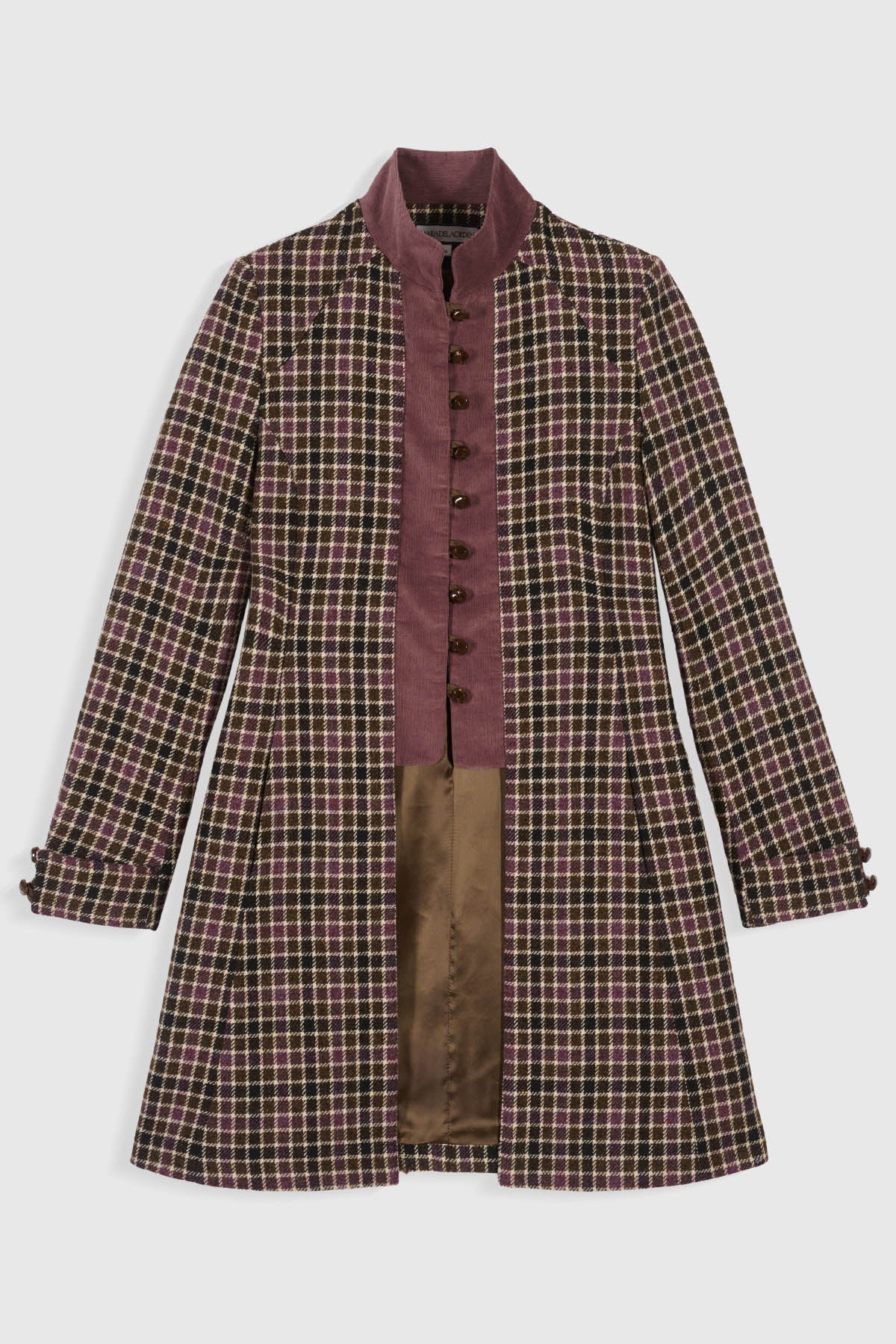 Maria de la Orden | James Jacket Purple Checks