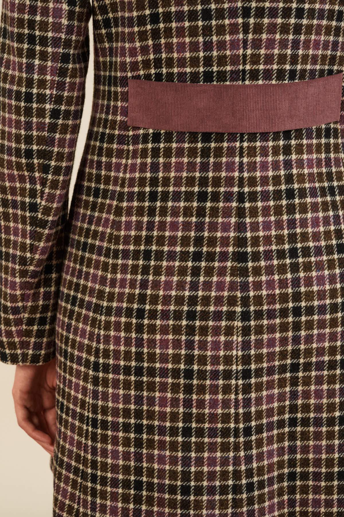 Maria de la Orden | James Jacket Purple Checks