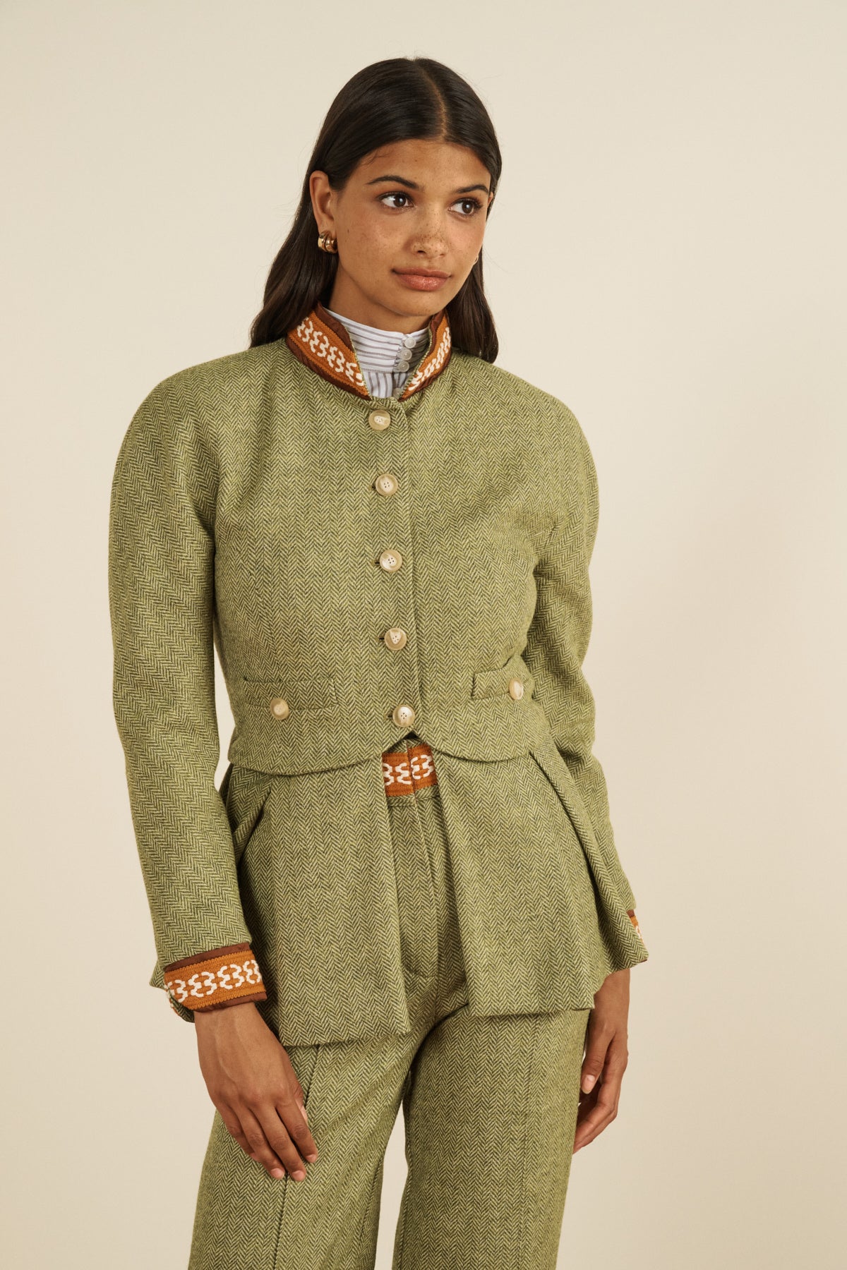 Janet Jacket with Folk Embroidery | Maria de la Orden