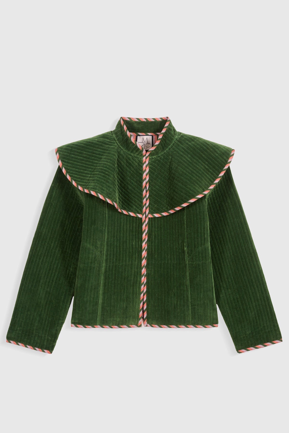 Maria de la Orden | Jardin Jacket Green Velvet
