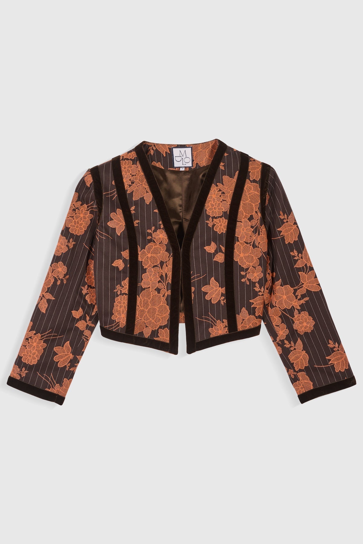 Maria de la Orden | Jones Jacket Brown Embroidered