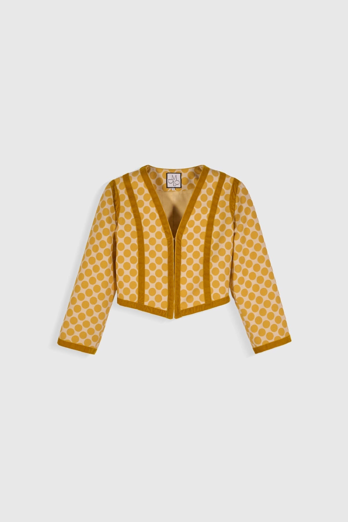 Maria de la Orden | Jones Jacket Yellow Polka Dots