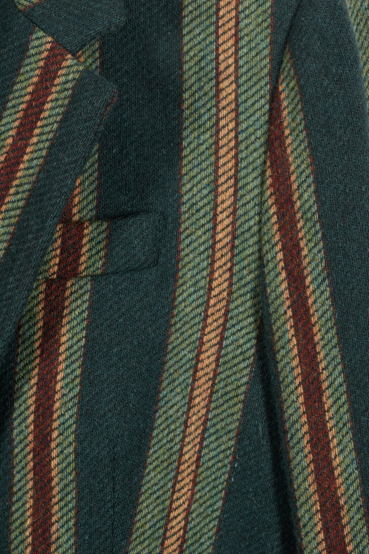 Maria de la Orden | Juliet Jacket Green Wool Stripes