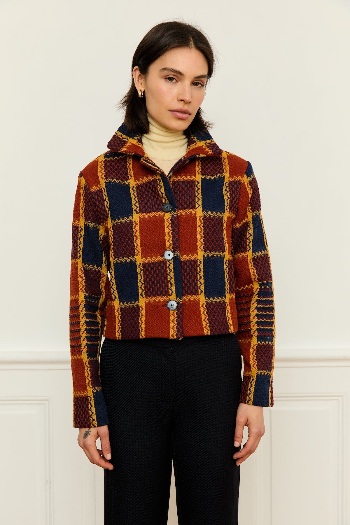 Maria de la Orden | June Jacket Knit Patchwork