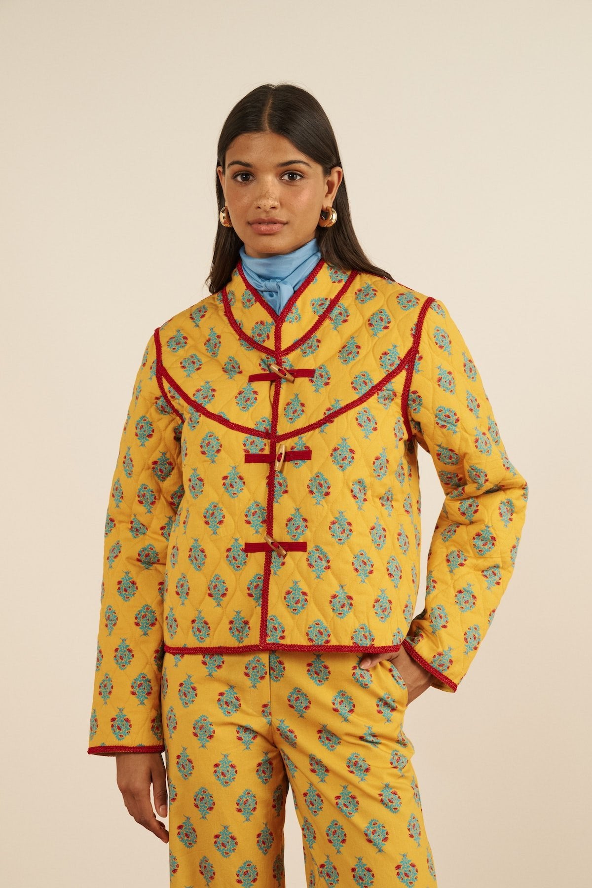Maria de la Orden | Jupiter Jacket Yellow Flowers