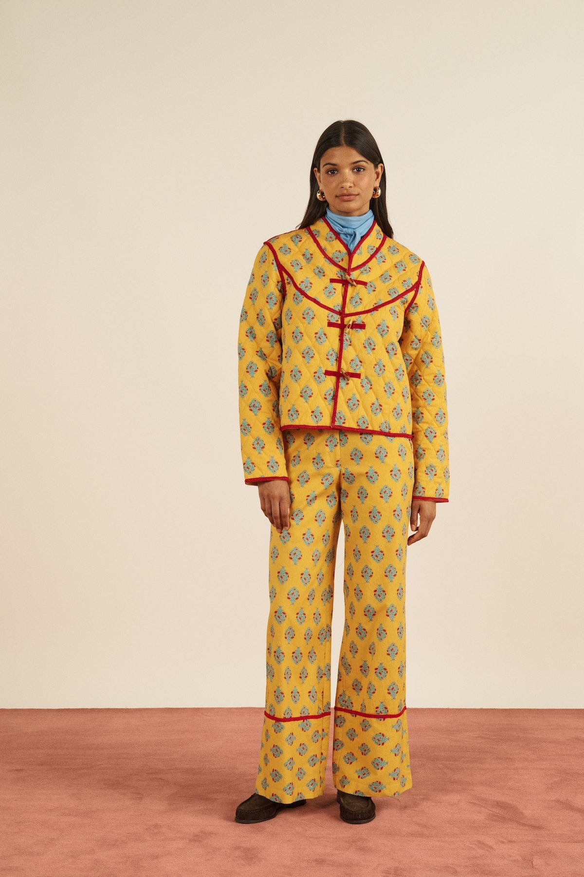 Maria de la Orden | Jupiter Jacket Yellow Flowers