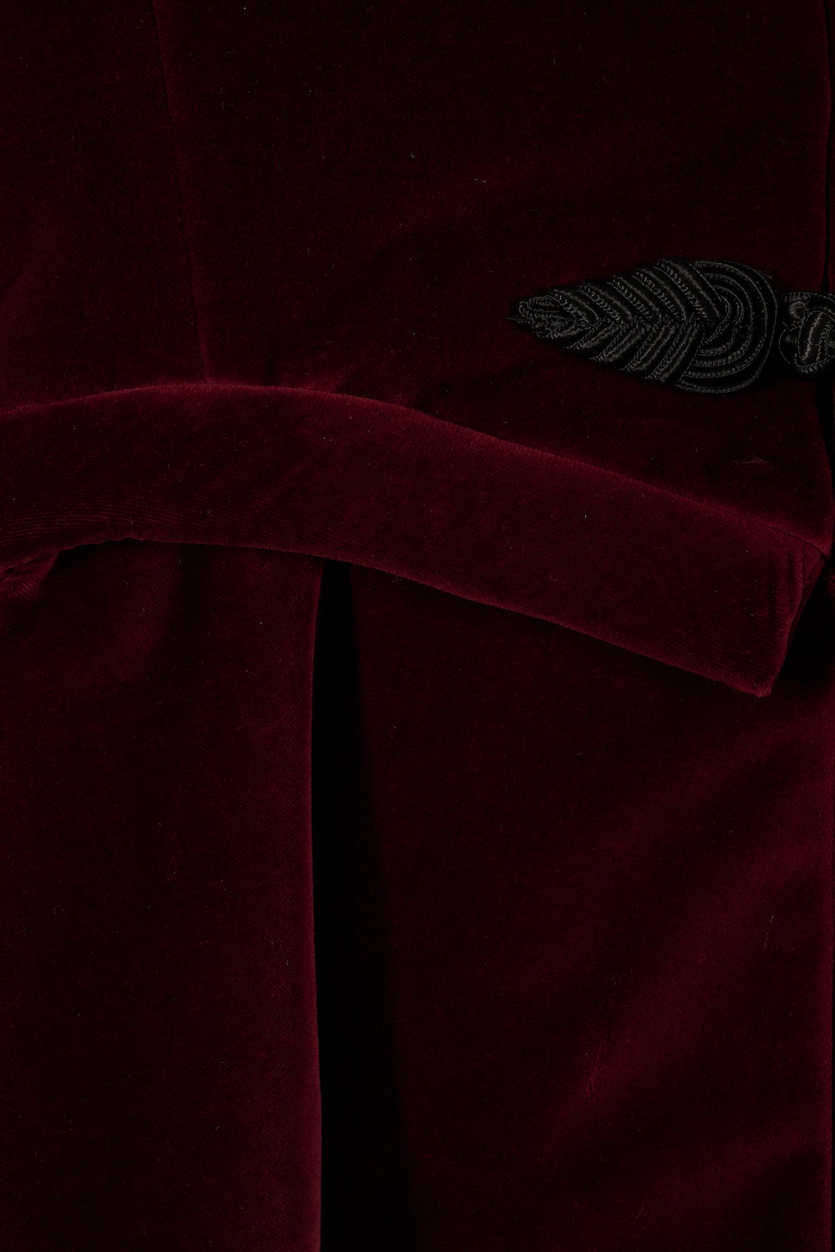 Her lip toBijou-Button Velour DownJacket