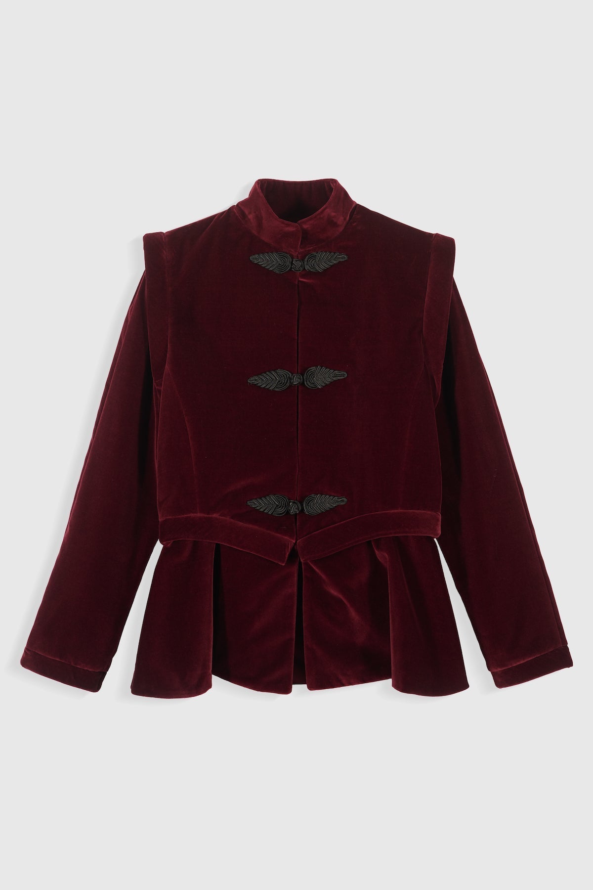 Maria de la Orden | Justine Jacket Burgundy Velvet