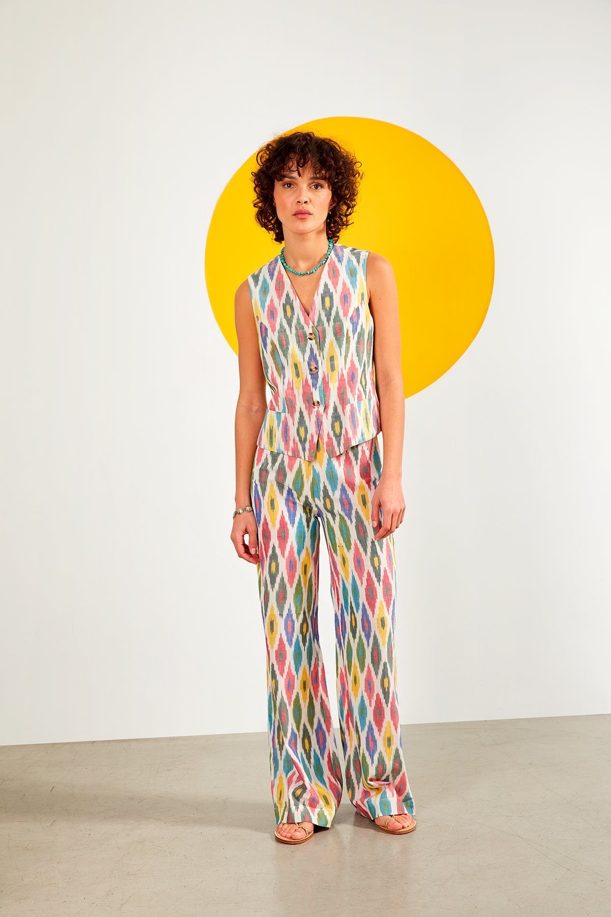 Maria de la Orden | Love Pants Ikat Multico