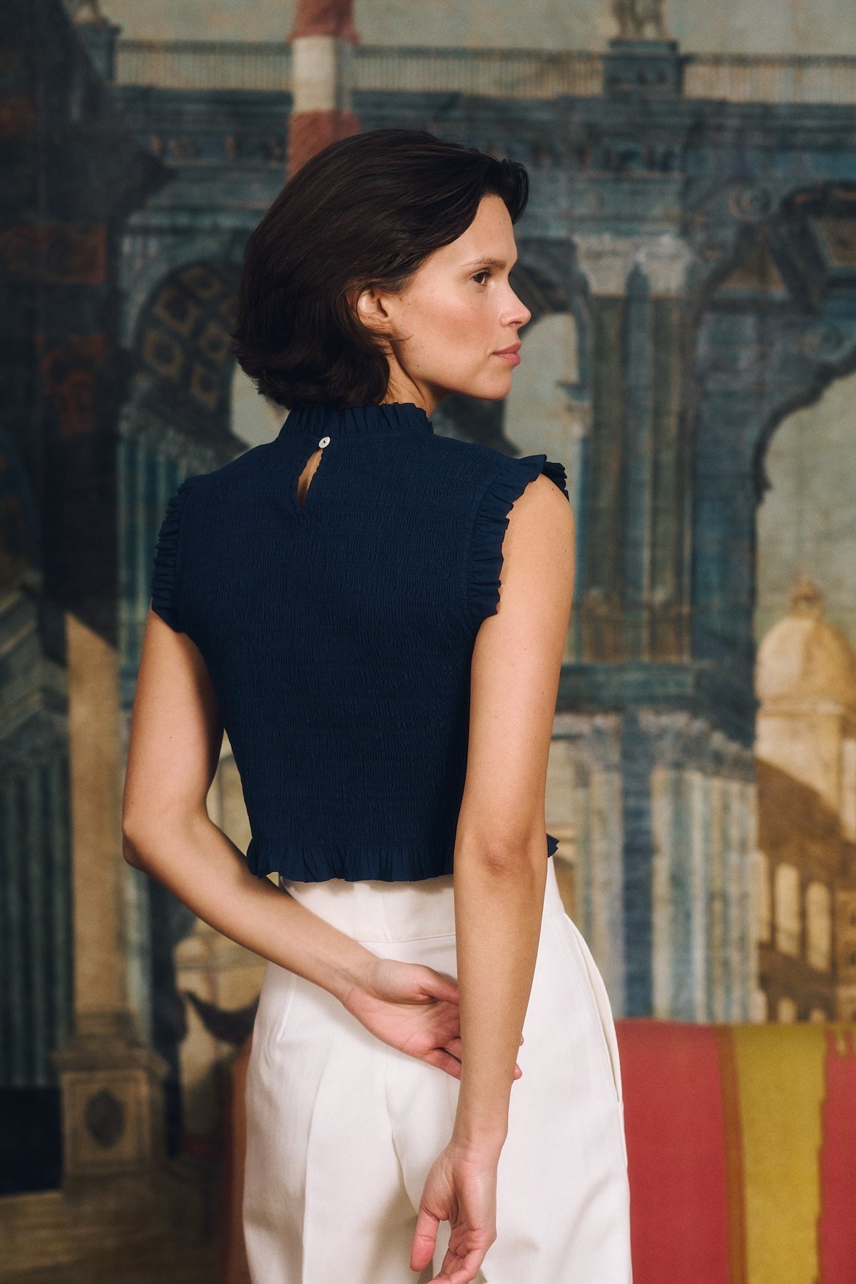 Maria de la Orden | Margo Top Navy