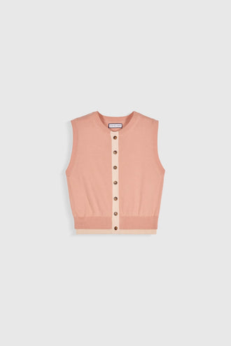 Milan Cardigan Sleeveless - Maria de la Orden