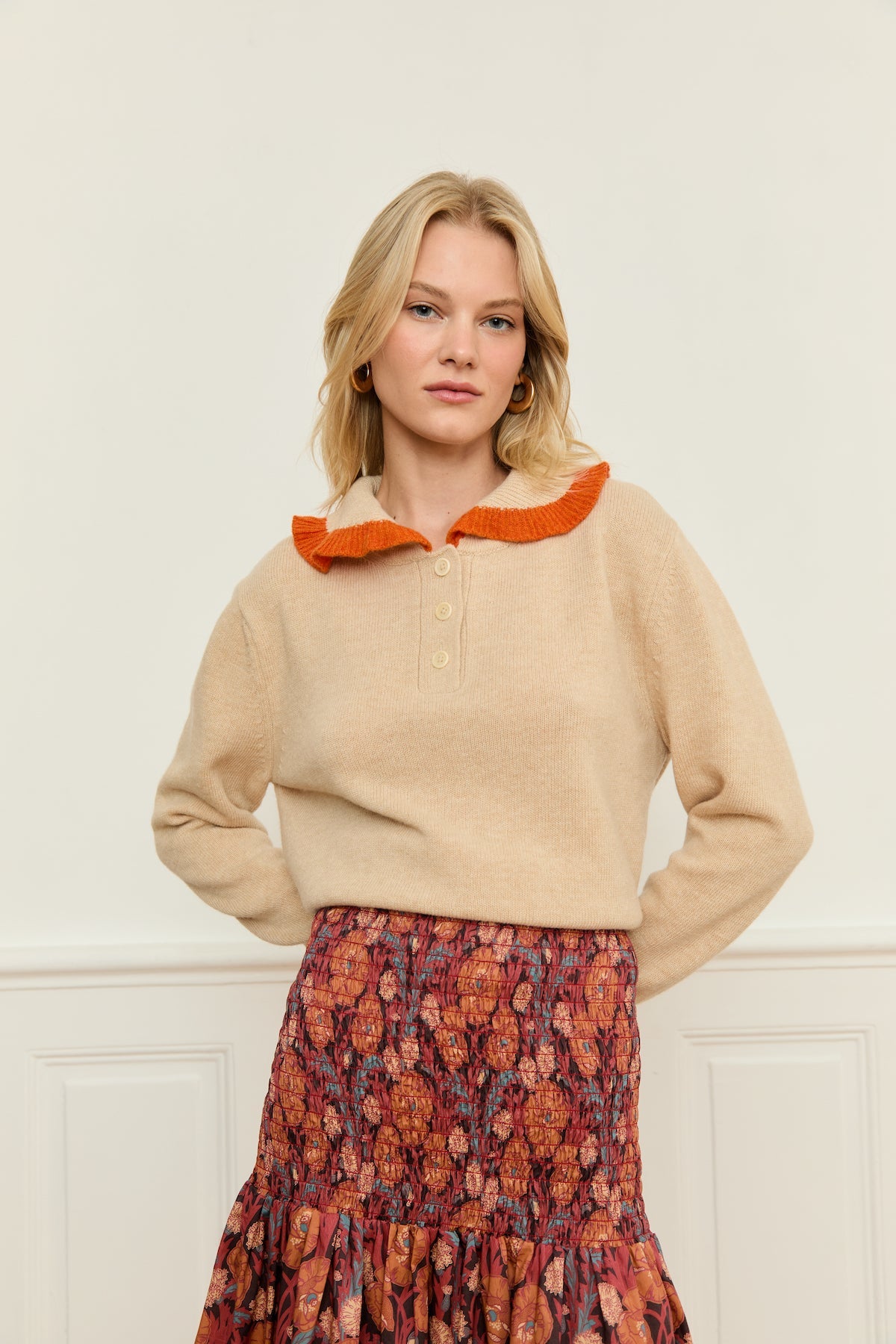 Maria de la Orden | Misha Jersey Beige